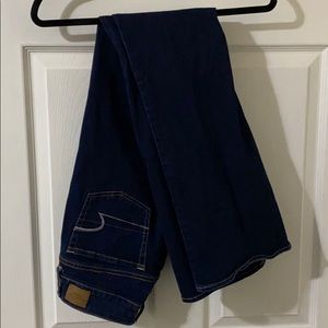 Dark wash bootcut jeans